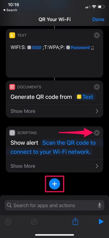 طريقة مشاركة كلمة مرور واي فاي مع QR Code من آيفون 8 How to Convert Wi-Fi Password Into QR Code on iPhone