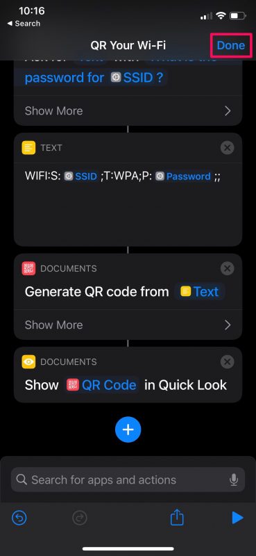 طريقة مشاركة كلمة مرور واي فاي مع QR Code من آيفون 10 How to Convert Wi-Fi Password Into QR Code on iPhone