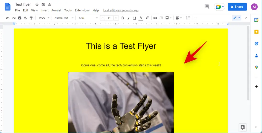 how to create a flyer in google docs 13 كيفية إنشاء نشرة إعلانية في مستندات Google