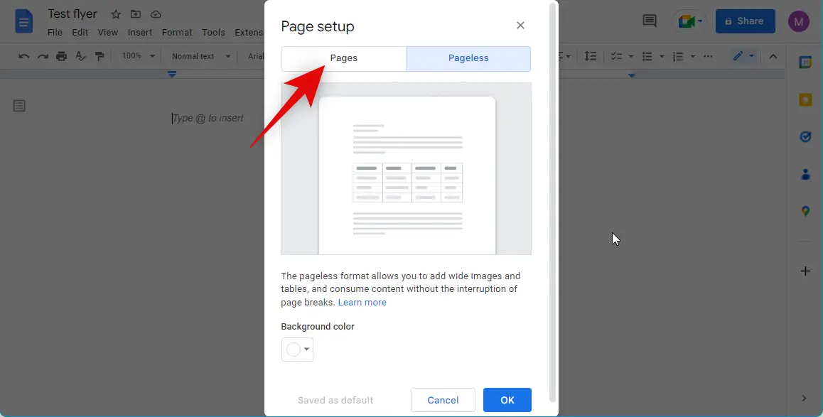 how to create a flyer in google docs 6 كيفية إنشاء نشرة إعلانية في مستندات Google