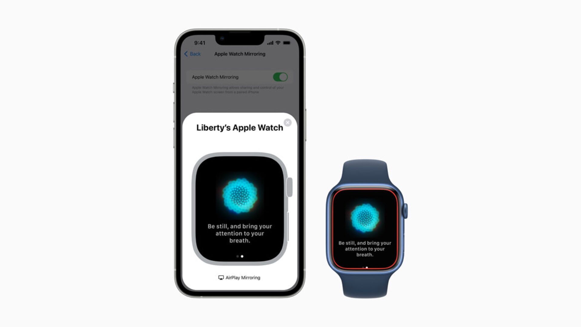 iOS 16 Accessibility Features Apple Watch Mirroring