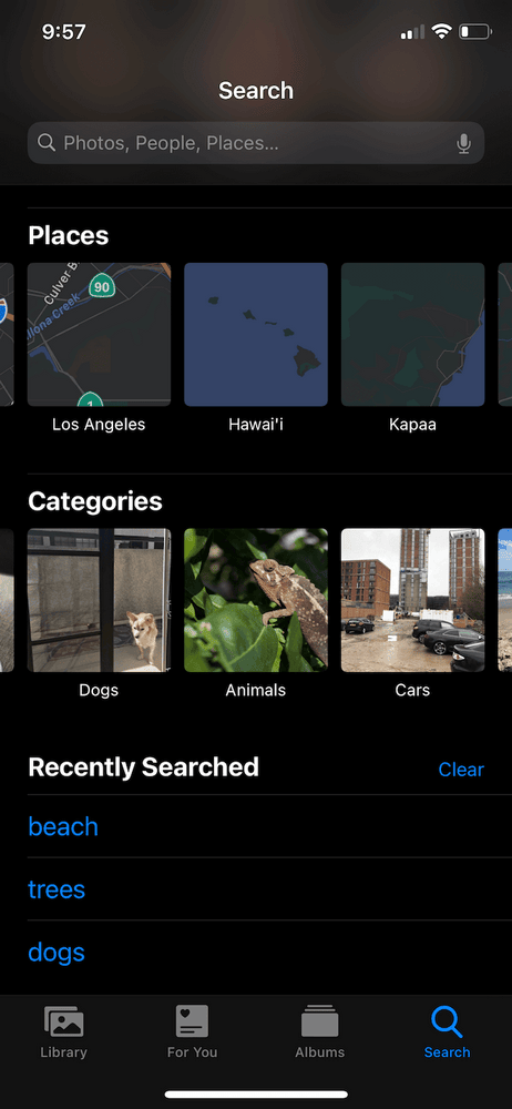 iOS Photos Organize By Time and Location 2 1 iPhone'da Yinelenen Fotoğrafları Silme