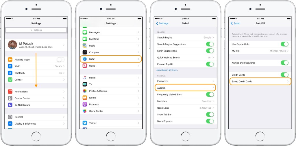 طريقة الوصول وإدارة كلمات السر المحفوظة في iCloud Keychain 3 طريقة الوصول وإدارة كلمات السر المحفوظة في iCloud Keychain
