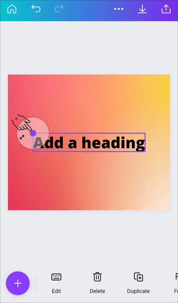 كيفية عمل خلفية متدرجة الألوان في Canva 63 2 12 كيفية عمل خلفية متدرجة الألوان في Canva