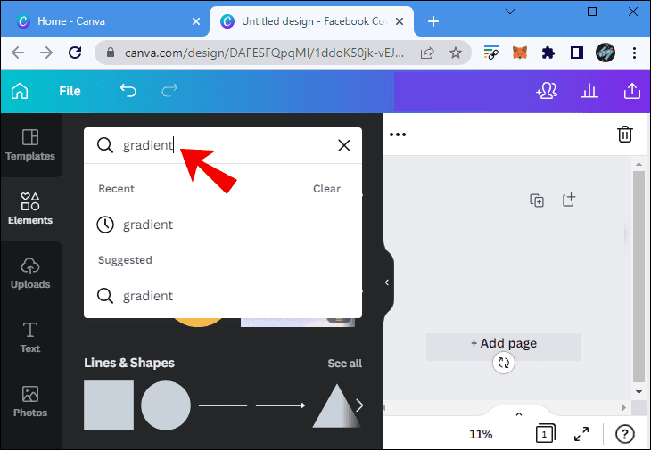 كيفية عمل خلفية متدرجة الألوان في Canva 26 555 كيفية عمل خلفية متدرجة الألوان في Canva