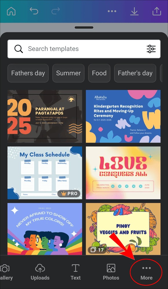 كيفية عمل خلفية متدرجة الألوان في Canva 18 6 6 كيفية عمل خلفية متدرجة الألوان في Canva