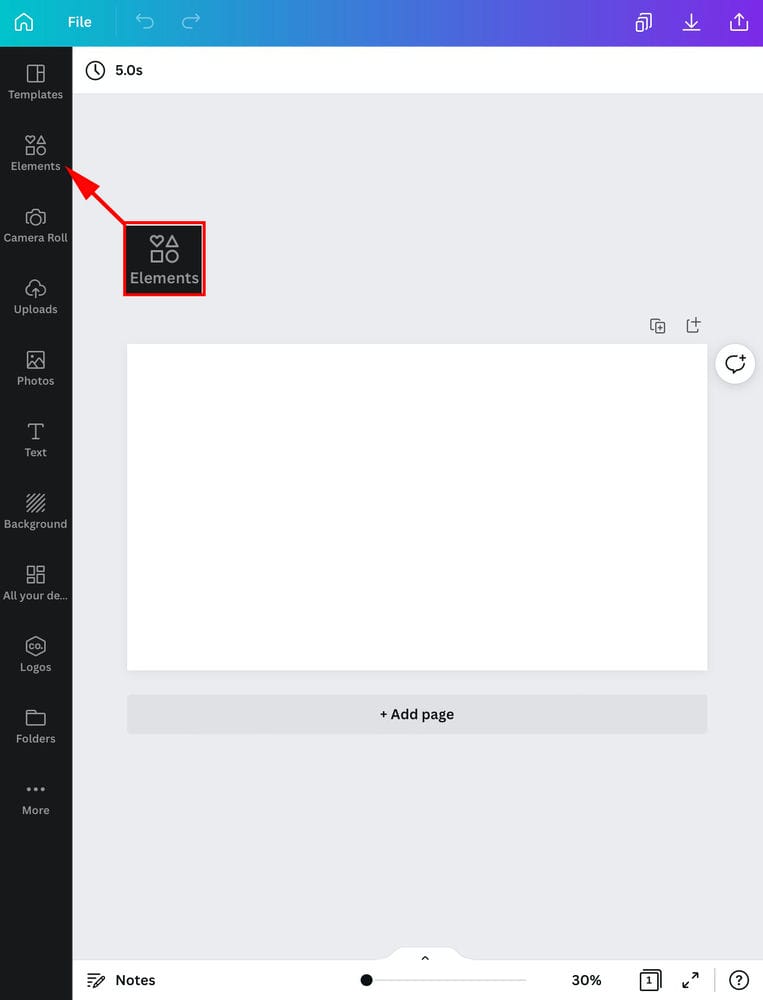Filling the Shape With an Image in Canva ipad 2 كيفية ملء خلفية تصميم بصورة في Canva