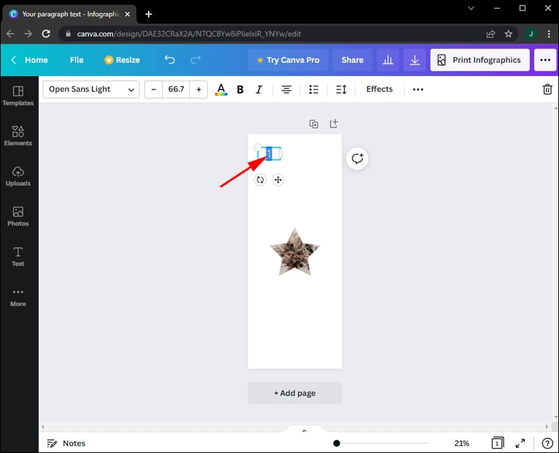 How to Add Page Numbers in Canva on a PC 5 كيفية إضافة أرقام الصفحات في Canva