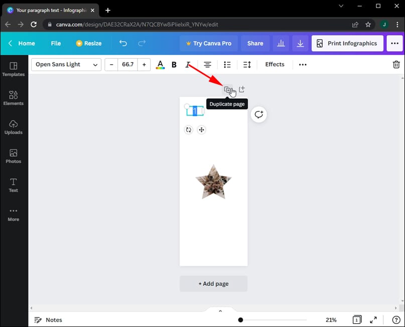 How to Add Page Numbers in Canva on a PC 6 كيفية إضافة أرقام الصفحات في Canva