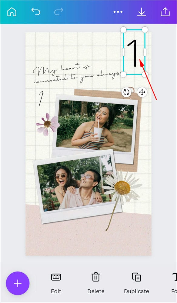 How to Add Page Numbers in Canva on an Android 10 كيفية إضافة أرقام الصفحات في Canva