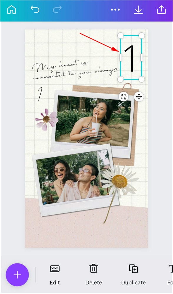 How to Add Page Numbers in Canva on an Android 6 كيفية إضافة أرقام الصفحات في Canva