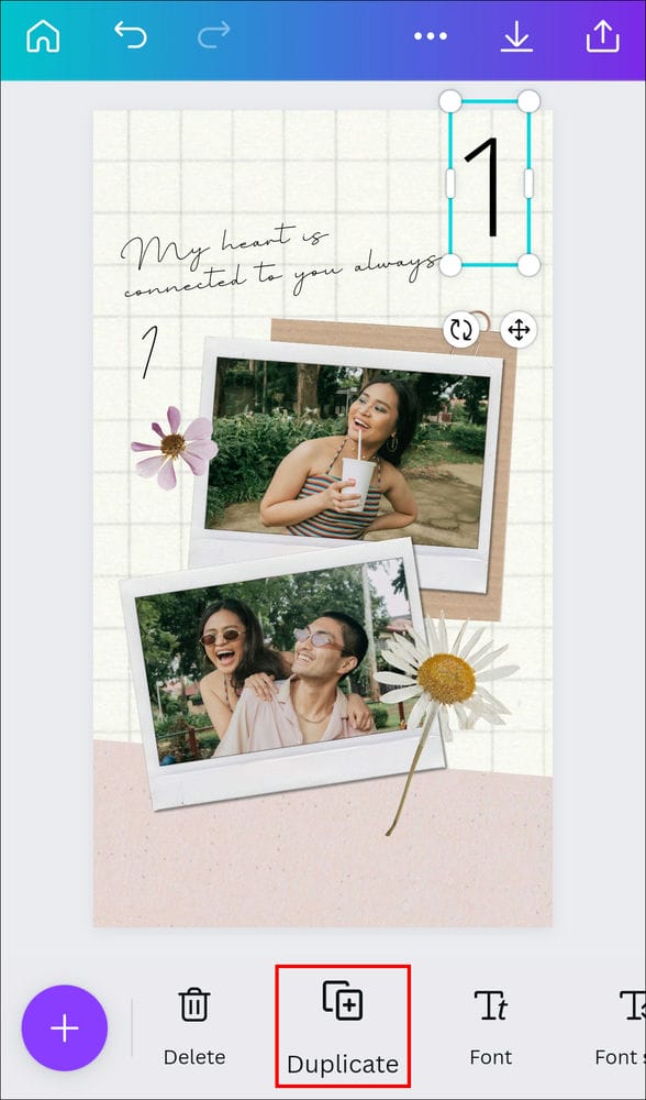How to Add Page Numbers in Canva on an Android 8 كيفية إضافة أرقام الصفحات في Canva
