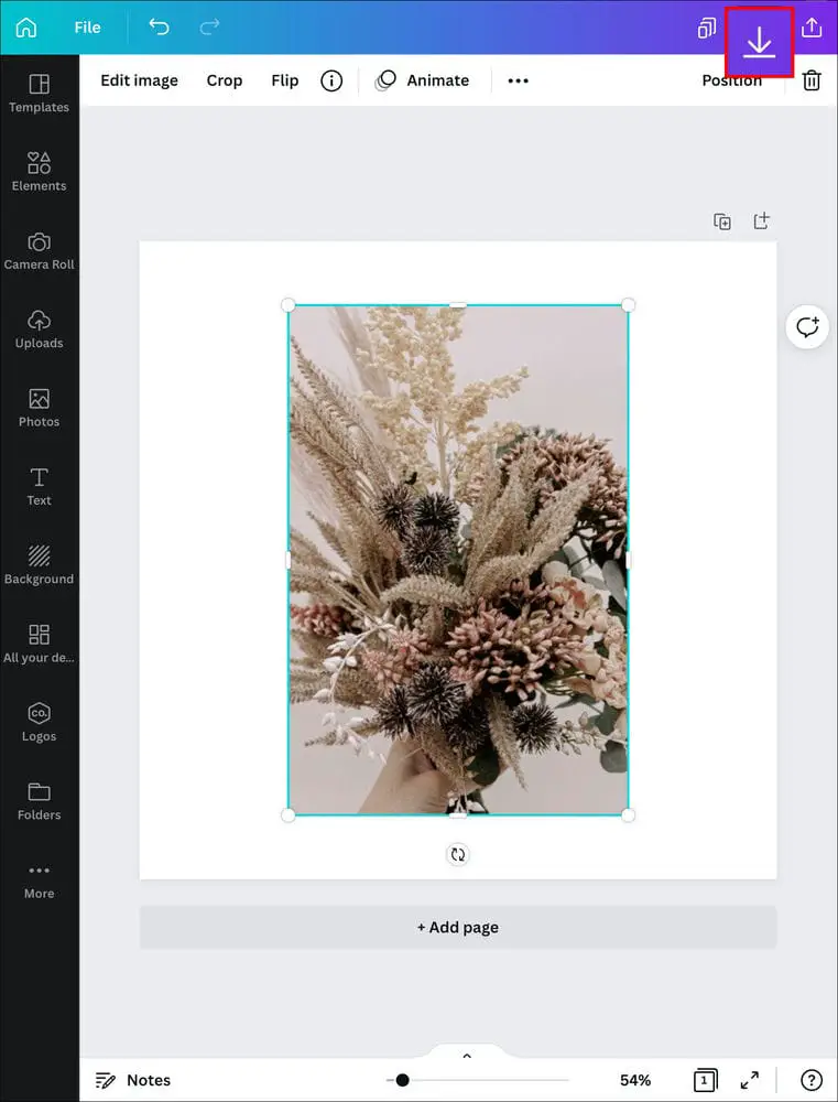 How to Fill a Shape With an Image in Canva on an iPad 3 كيفية ملء خلفية تصميم بصورة في Canva