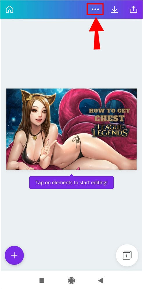 كيفية تغيير الأبعاد في Canva 14 Screenshot 2021 05 13 08 56 43 293 com.canva .editor 1 كيفية تغيير الأبعاد في Canva