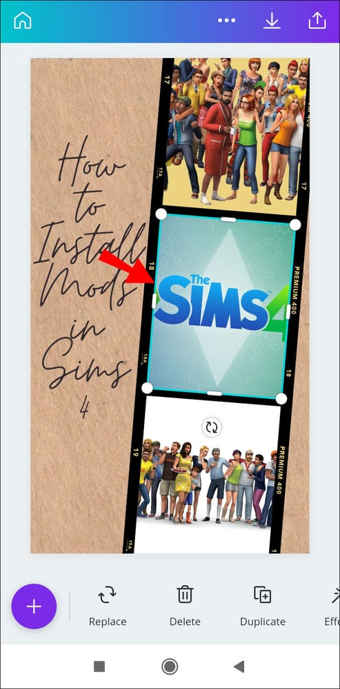 كيفية تغيير الأبعاد في Canva 29 Screenshot 2021 05 13 09 29 59 808 com.canva .editor 1 كيفية تغيير الأبعاد في Canva