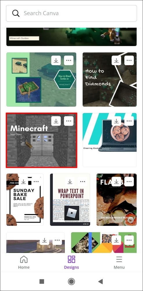 كيفية تغيير الأبعاد في Canva 38 Screenshot 2021 05 13 10 13 12 218 com.canva .editor كيفية تغيير الأبعاد في Canva