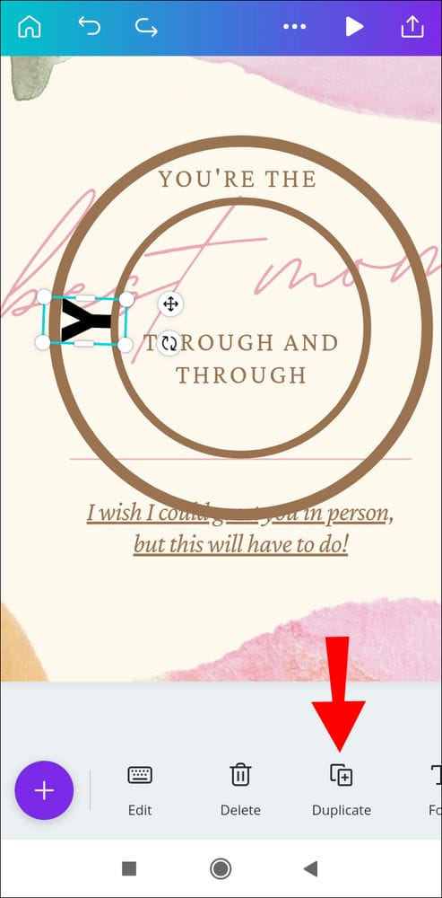 كيفية عمل النص المنحني في Canva 19 Screenshot 2021 05 19 00 27 32 027 com.canva .editor 1 كيفية عمل النص المنحني في Canva