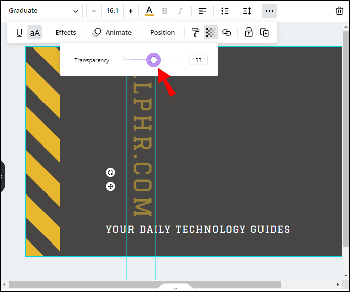 كيفية عمل النص المنحني في Canva 50 Screenshot 3 10 كيفية عمل النص المنحني في Canva
