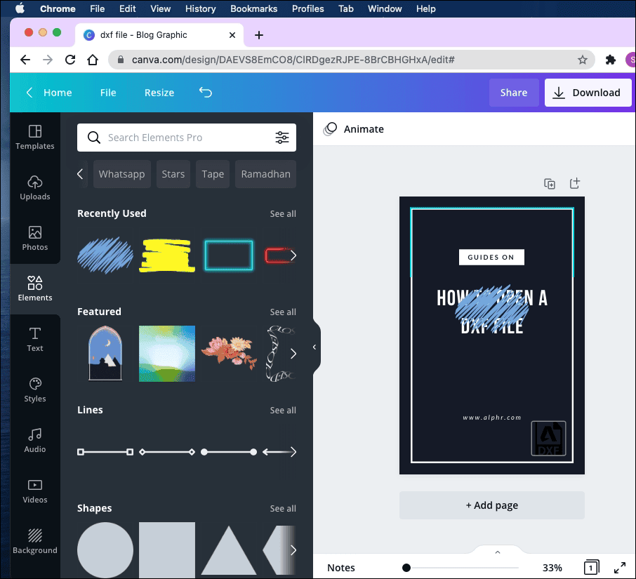 كيفية إضافة مربع نص في Canva 45 anydesk00020 1 كيفية إضافة مربع نص في Canva