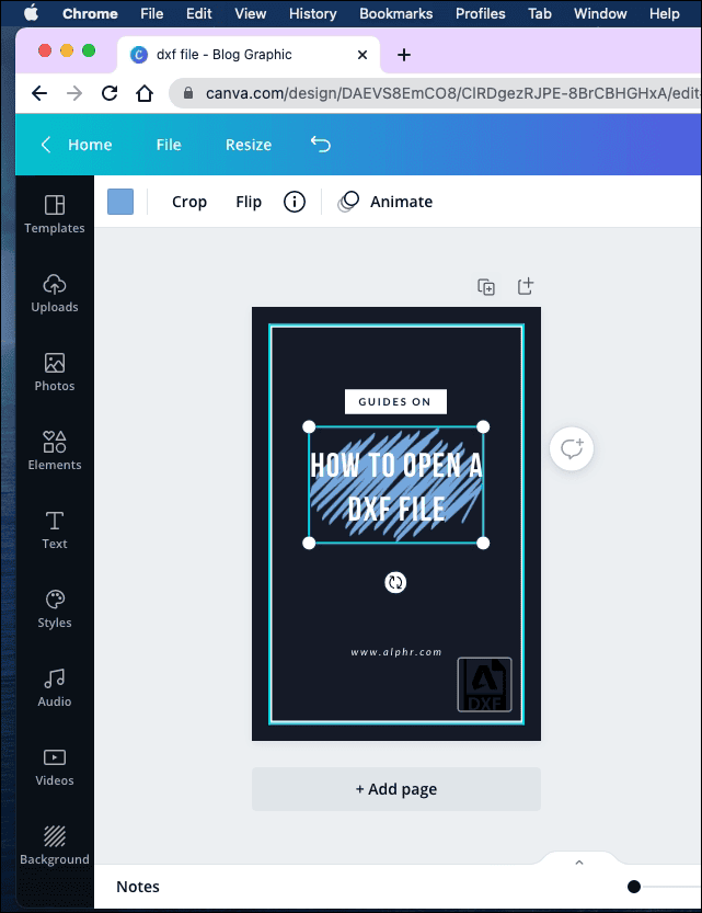 كيفية إضافة مربع نص في Canva 46 anydesk00021 1 كيفية إضافة مربع نص في Canva