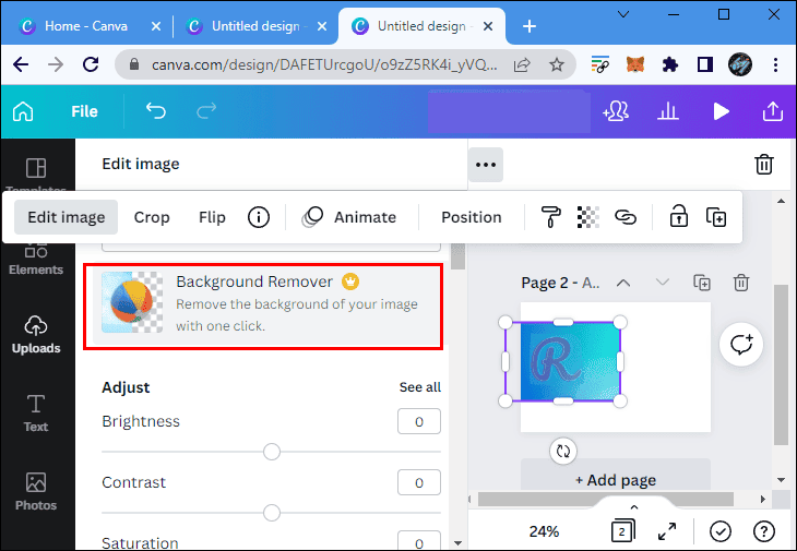 كيفية عمل خلفية متدرجة الألوان في Canva 51 can12 كيفية عمل خلفية متدرجة الألوان في Canva