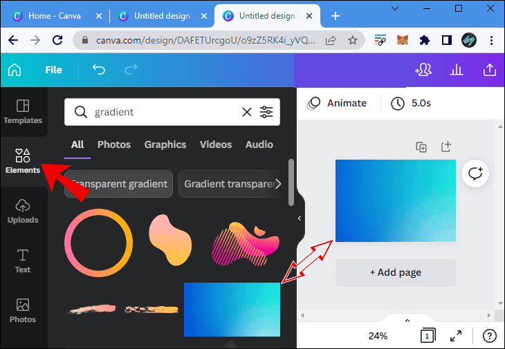 كيفية عمل خلفية متدرجة الألوان في Canva 40 can2 كيفية عمل خلفية متدرجة الألوان في Canva