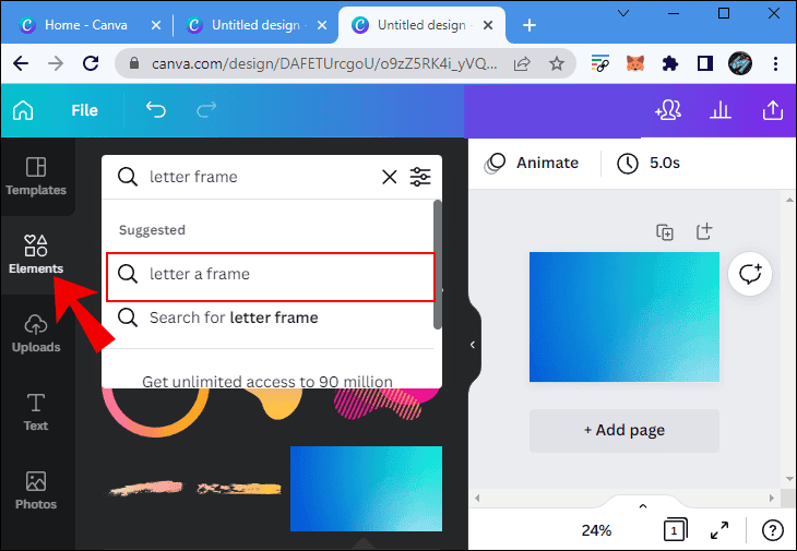كيفية عمل خلفية متدرجة الألوان في Canva 41 can3 كيفية عمل خلفية متدرجة الألوان في Canva