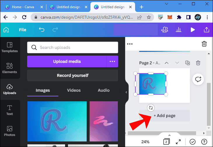 كيفية عمل خلفية متدرجة الألوان في Canva 48 can9 كيفية عمل خلفية متدرجة الألوان في Canva