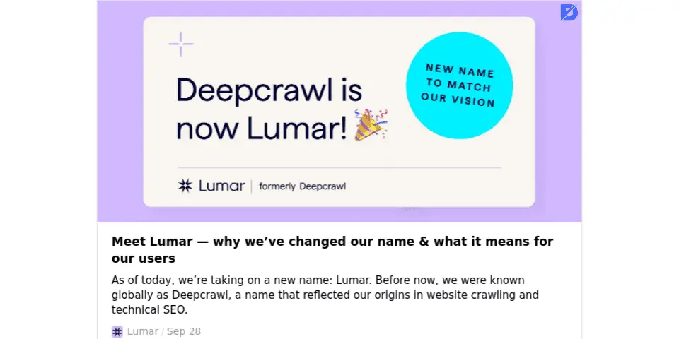 deepcrawl lumar