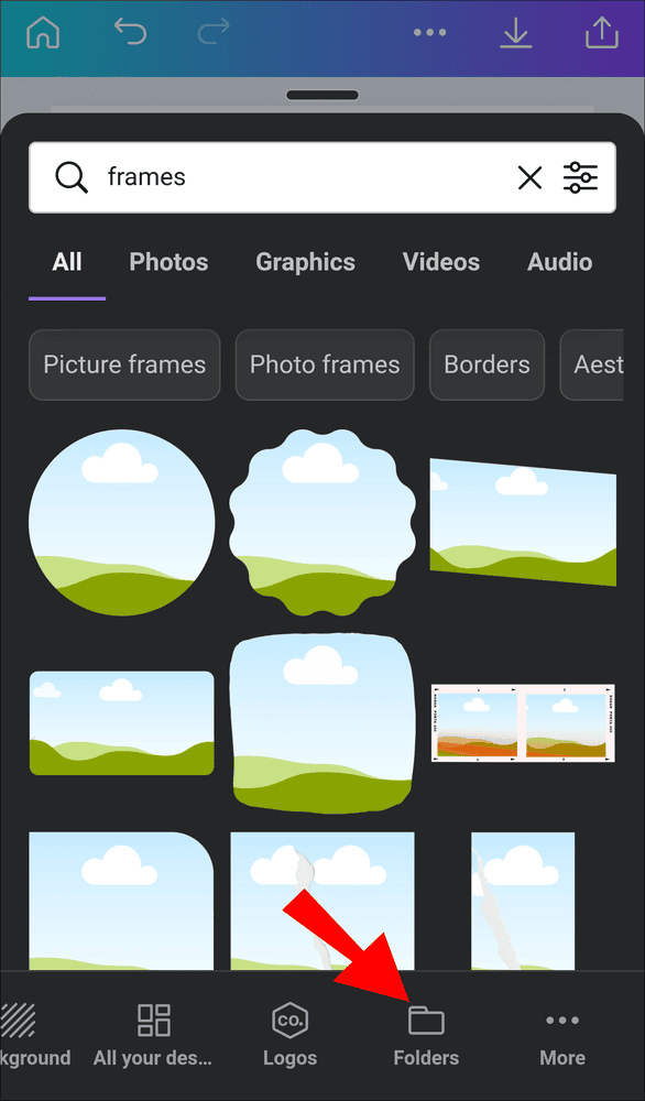 كيفية عمل خلفية متدرجة الألوان في Canva 108 f1 5 كيفية عمل خلفية متدرجة الألوان في Canva