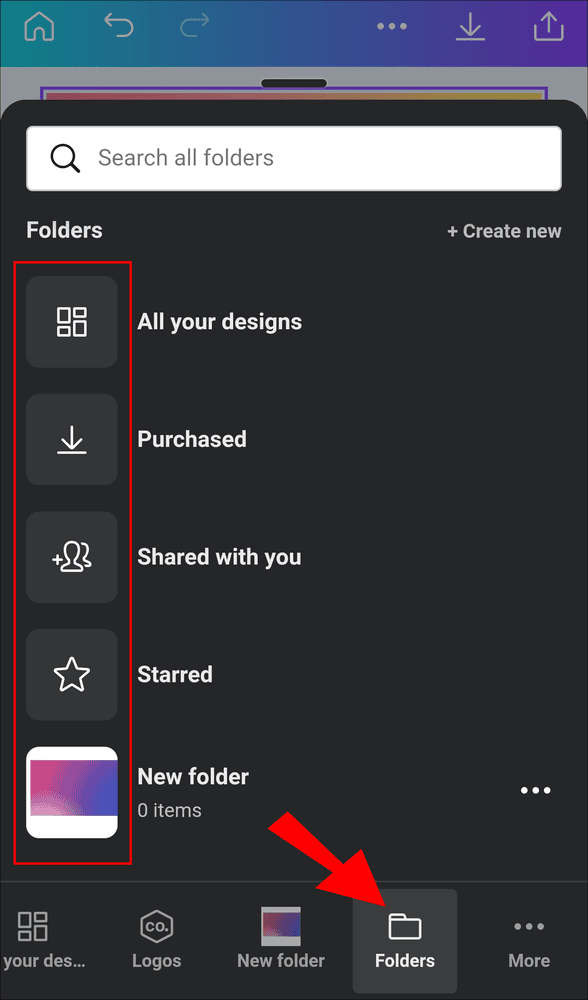 كيفية عمل خلفية متدرجة الألوان في Canva 109 f2 4 كيفية عمل خلفية متدرجة الألوان في Canva