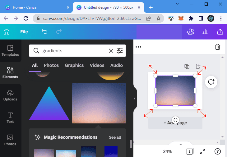 كيفية عمل خلفية متدرجة الألوان في Canva 81 final 3 1 كيفية عمل خلفية متدرجة الألوان في Canva
