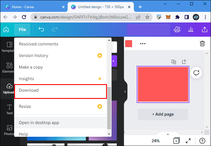 كيفية عمل خلفية متدرجة الألوان في Canva 83 final 5 كيفية عمل خلفية متدرجة الألوان في Canva