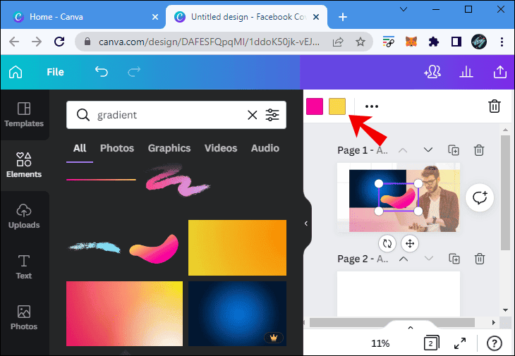 كيفية عمل خلفية متدرجة الألوان في Canva 15 final15 كيفية عمل خلفية متدرجة الألوان في Canva