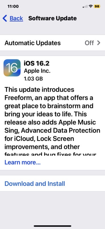 iOS 16.2 لأجهزة آيفون