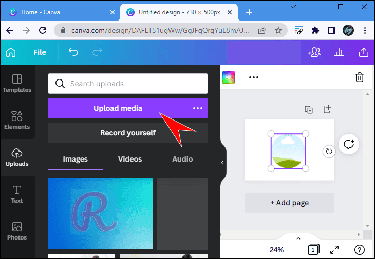 كيفية عمل خلفية متدرجة الألوان في Canva 89 p4 3 كيفية عمل خلفية متدرجة الألوان في Canva