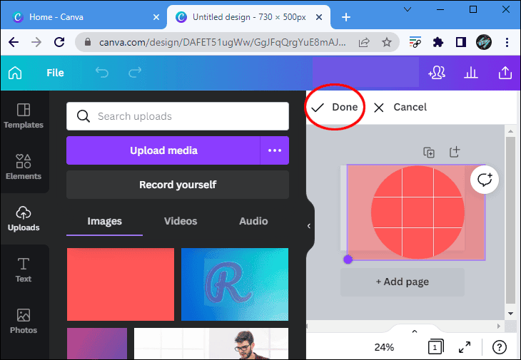 كيفية عمل خلفية متدرجة الألوان في Canva 93 p8 1 كيفية عمل خلفية متدرجة الألوان في Canva