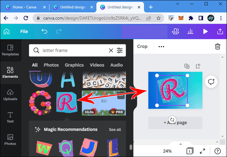 كيفية عمل خلفية متدرجة الألوان في Canva 42 wrold كيفية عمل خلفية متدرجة الألوان في Canva