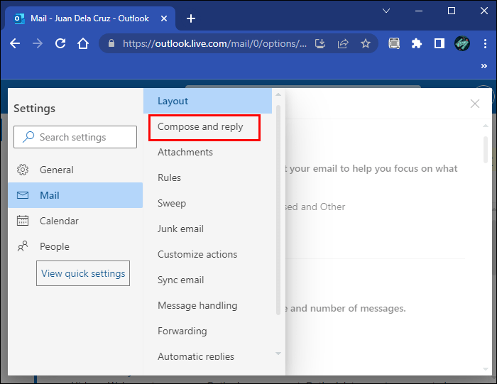 كيفية تغيير البريد الالكتروني في Outlook 25 mail1 1 كيفية تغيير البريد الالكتروني في Outlook