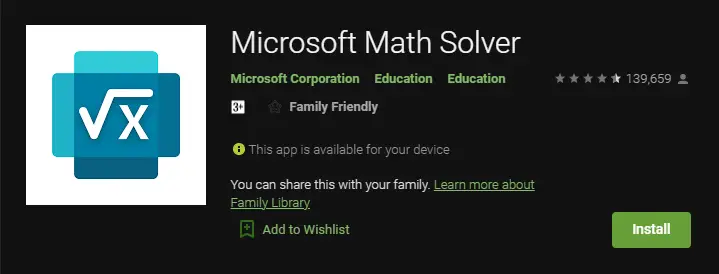 Math Solver تطبيقات لحل مسائل الرياضيات