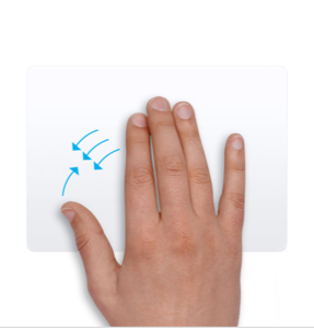 open launchpad mac trackpad gesture