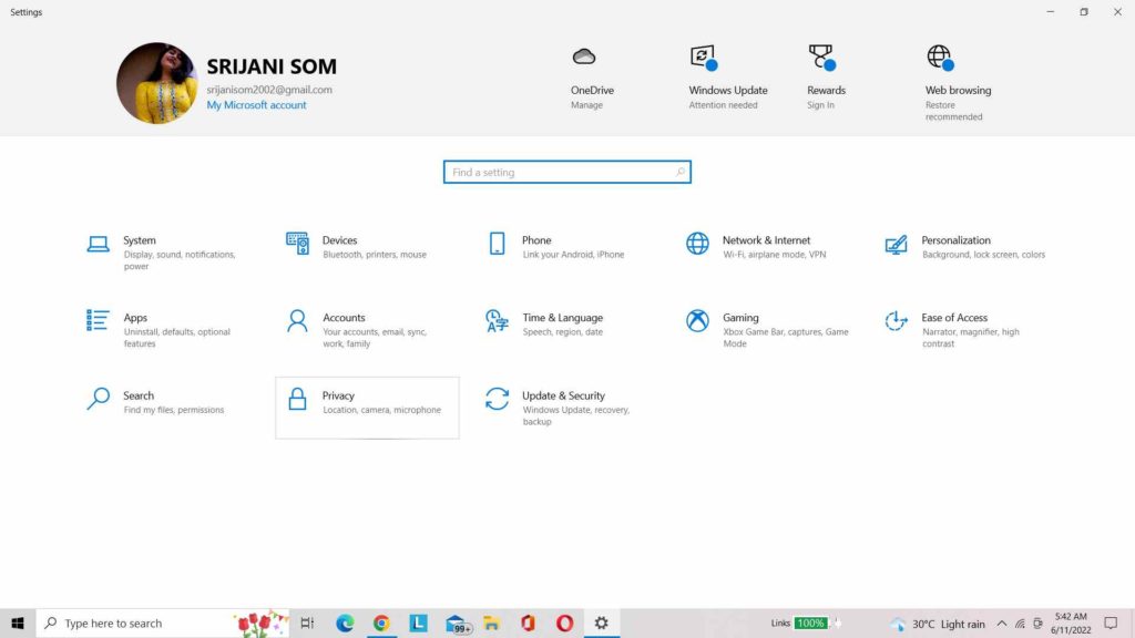 Comment afficher l'historique des activités sur un PC Windows 10 3 privacy-module