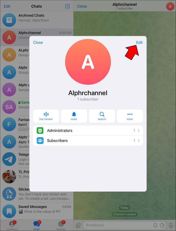 public Telegram 4 1 Comment créer un lien vers un groupe dans Telegram ?