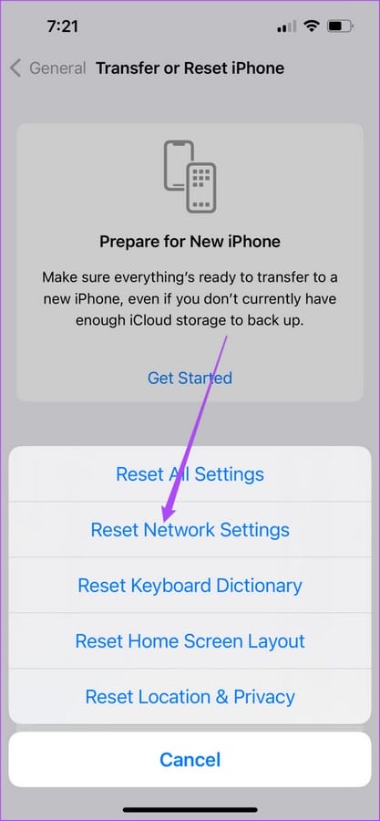 reset network settings iphone 7 meilleures solutions pour l'écran noir pendant un appel vidéo WhatsApp sur iPhone