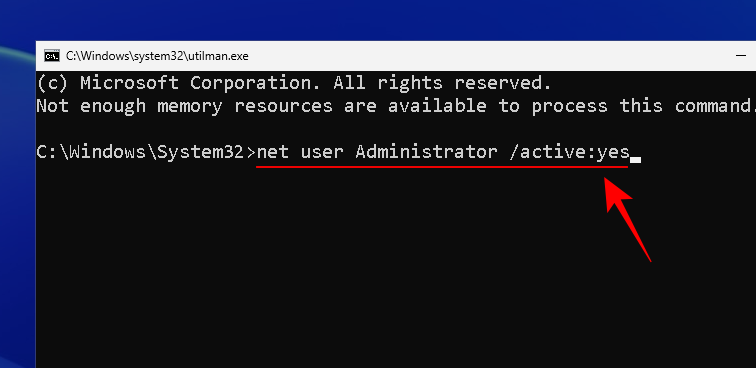 كيفية إعادة تعيين كلمة مرور مسؤول ويندوز 11 باستخدام موجه الأوامر (CMD) 30 reset password with cmd win 11 32 كيفية إعادة تعيين كلمة مرور مسؤول ويندوز 11 باستخدام موجه الأوامر (CMD)