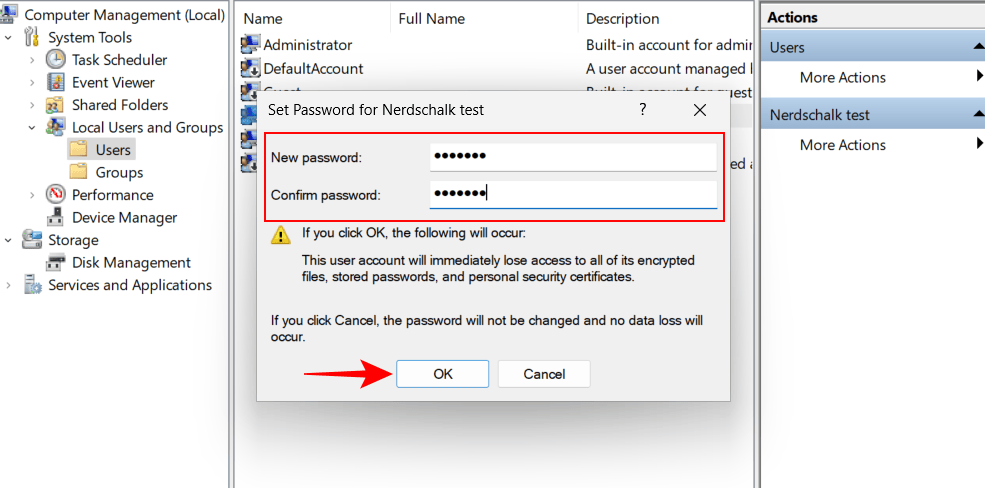 كيفية إعادة تعيين كلمة مرور مسؤول ويندوز 11 باستخدام موجه الأوامر (CMD) 40 reset password with cmd win 11 42 كيفية إعادة تعيين كلمة مرور مسؤول ويندوز 11 باستخدام موجه الأوامر (CMD)
