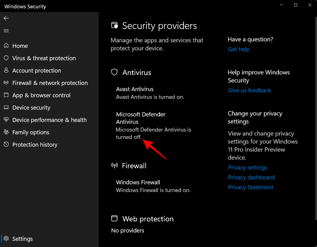 طرق إيقاف تشغيل الحماية من الفيروسات Defender في أمان ويندوز 71 rurn off antivirus win 11 81 طرق إيقاف تشغيل الحماية من الفيروسات Defender في أمان ويندوز