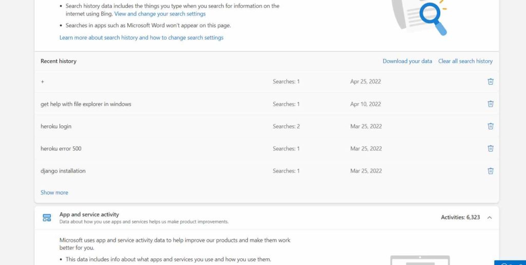 Comment afficher l'historique des activités sur un PC Windows 10 18 screenshot