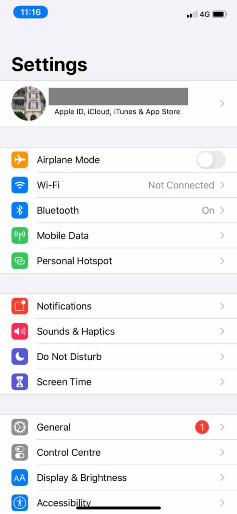 Connexion à iCloud Erreur / Échec de la Vérification Résoudre 6 settings