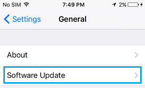 software update iphone 2 Les onglets de Safari disparaissent sur l'iPhone: Comment les réparer ?